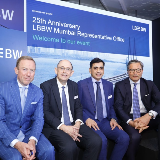 LBBW feiert 25-jähriges Bestehen ihrer Repräsentanz in Mumbai